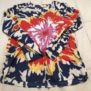 wear it womens blouse long sleeve detail designs size large